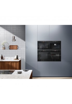 Electrolux Духовий шафа електричний, 70л, А++, пара, дисплей, конвекція, ф-ція пароварки, телескопічні напрямні, чорний