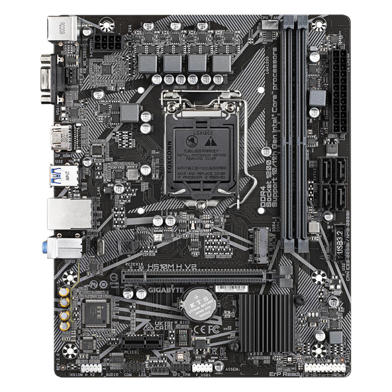 Gigabyte Материнська плата H510M H V2 2.0 s1200 M.2 HDMI mATX