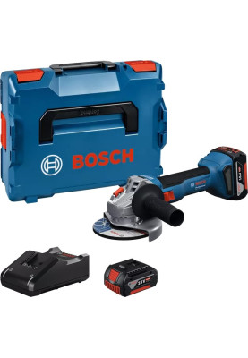Bosch Шліфмашина кутова акумуляторна GWS 18V-8 125мм 18В 2x5А·год 0-11000об·хв 1.7кг кейс ЗП GAL 18V-40