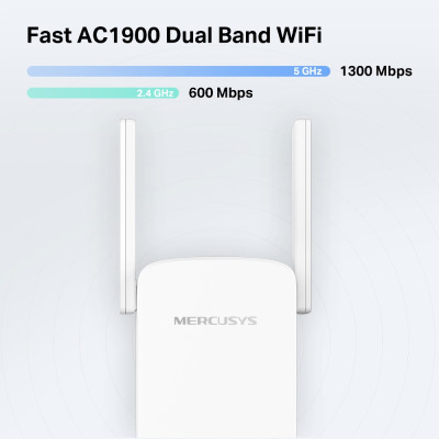 Mercusys Повторювач Wi-Fi сигналу ME50G AC1900 1хGE LAN ext.