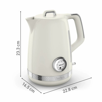 Tefal Електрочайник Tefal Soleil+ 1.7л, Strix, пластик, бежевий Tefal Електрочайник Tefal Soleil+ 1.7л, Strix, пластик, бежевий