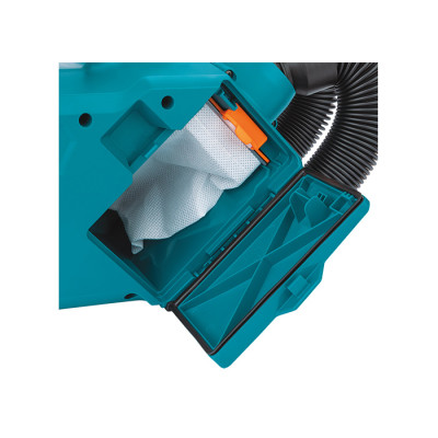 Makita Пилосос акумуляторний DCL184Z,18В LXT, 500мл, 1.400 л/хв, без АКБ та зарядного пристрою