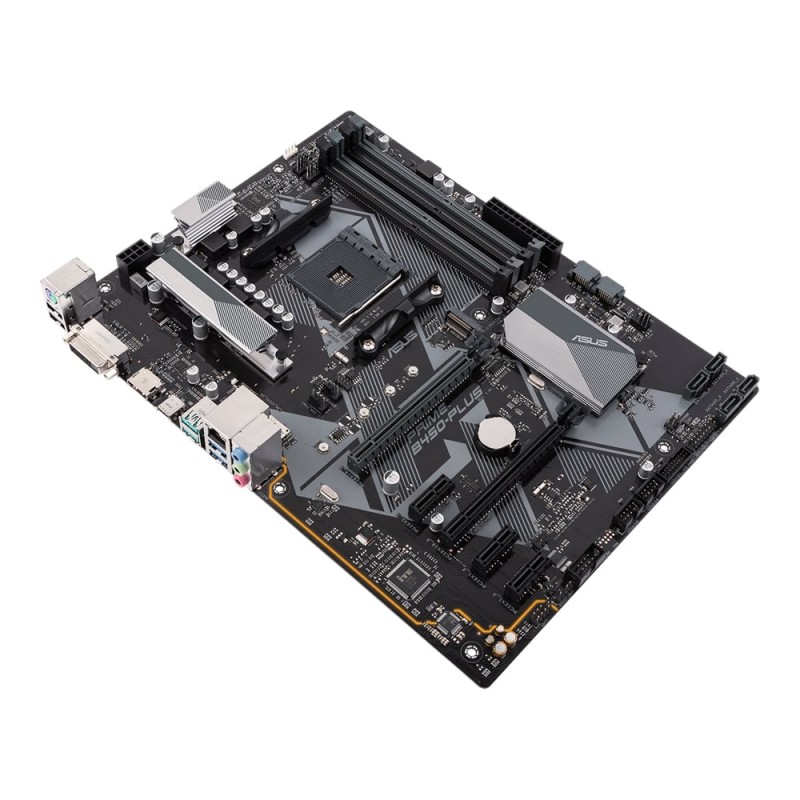 ASUS Материнcька плата PRIME B450-PLUS sAM4 B450 2xDDR4 HDMI-DVI ATX