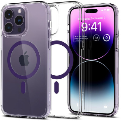 Spigen Чохол для Apple iPhone 14 Pro Ultra Hybrid MagFit, Deep Purple
