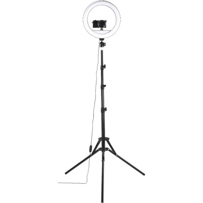 HAMA Штатив зі світлодіодним кольцем SpotLight Steady 120 V2 BT Black