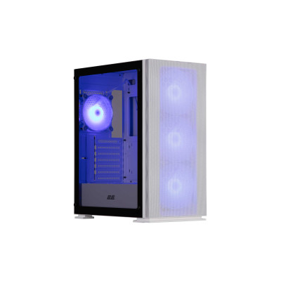 2E Gaming Корпус Virtus Neo G3301NW без БЖ 2xUSB3.0, 1xUSB2.0, 3x140мм ARGB, 1x120мм ARGB, VGA 340мм, LCS ready, контролер з пультом, TG Side Panel, ATX, білий