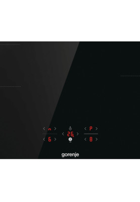Gorenje Варильна поверхня Gorenje індукційна, 80см, PowerBoost, TouchControl, поєднання конфорок, чорний