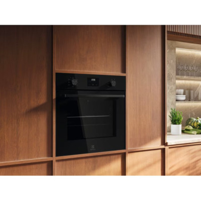 Electrolux Духовий шафа Electrolux електричний, 65л, A, дисплей, конвекція, телескопічні напрямні, чорний