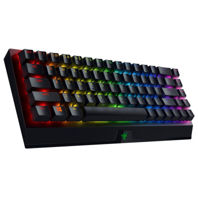 Razer Клавіатура гравця BlackWidow V3 Mini HyperSpeed Green Switch WL/BT/USB RU RGB, Black