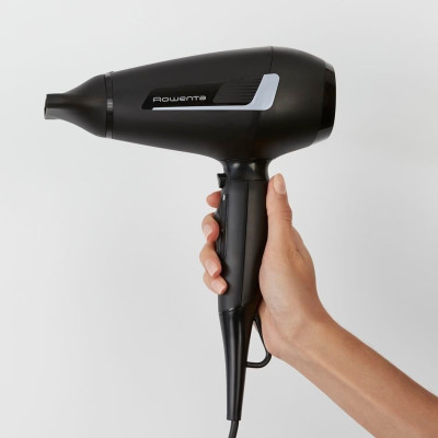 Rowenta Фен Pro Expert, 2100Вт, 3 режими, дифузор, іоніз-я, хол. обдув, чорний