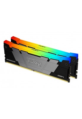 Kingston Пам'ять ПК DDR4 64GB KIT (32GBx2) 3200 FURY Renegade RGB