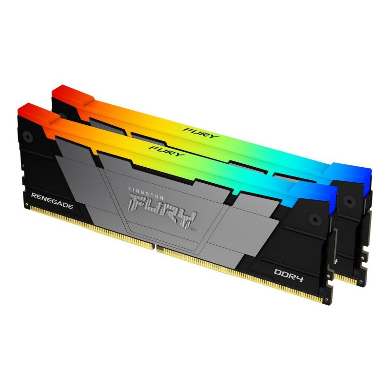 Kingston Пам'ять ПК DDR4 64GB KIT (32GBx2) 3200 FURY Renegade RGB