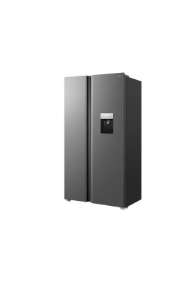 TCL Холодильник SBS, 177х92х63см, 2 дв., Х- 322л, М- 181л, A++, NF, диспенсер, нерж