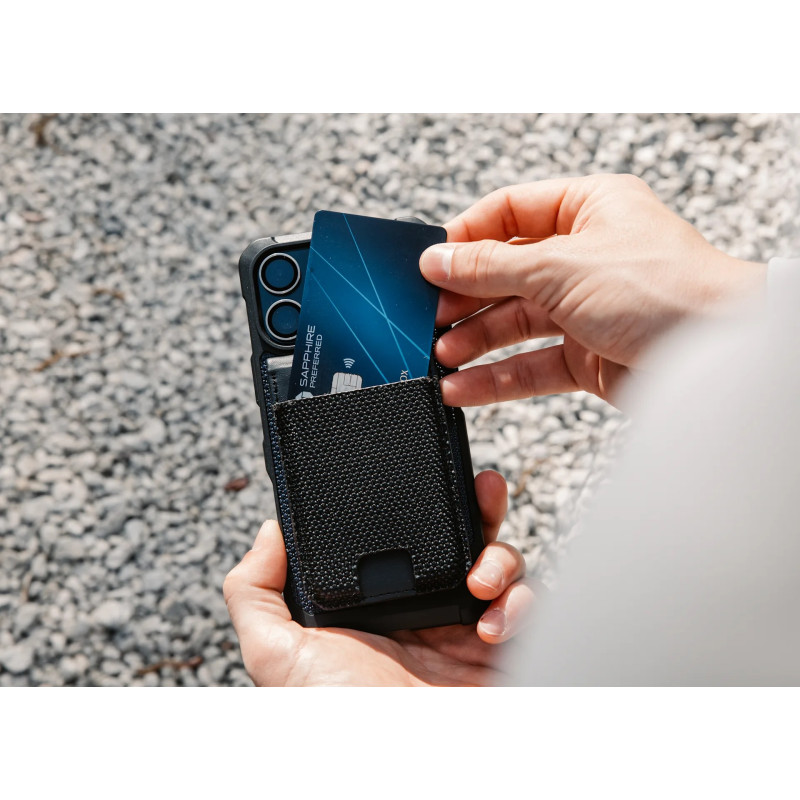 UAG Чохол для карт магнітний з підставкою, Metropolis Wallet Kevlar, Black