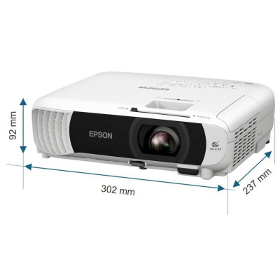 Epson Проектор EB-W55 WXGA, 4000 lm, 1.3-1.56, WiFi