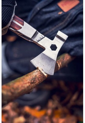Neo Tools Мультитул, 11в1, молоток, сокира, гайковий ключ, рулетка, викрутка SL і PH, скребок, пила, напилок, ніж, консервний ніж, чохол