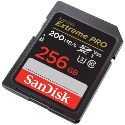 SanDisk Карта пам'яті SD 256GB C10 UHS-I U3 R200/W140MB/s Extreme Pro V30