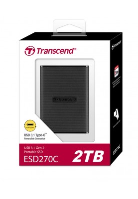 Transcend Портативний SSD 2TB USB 3.1 Gen 2 Type-C ESD270C