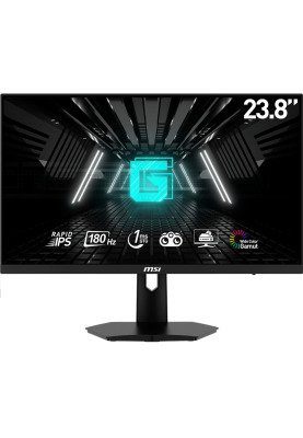 MSI Монітор 23.8" G244F-E2 2xHDMI, DP, Audio, IPS, 180Hz, 1ms, sRGB 112%, AdaptiveSync