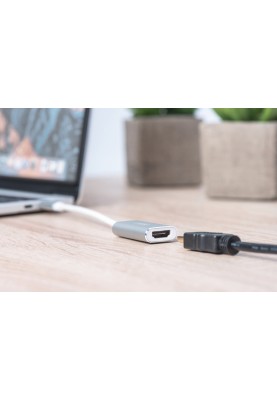 Digitus Адаптер USB-C - HDMI UHD 4K, M/F, 0.2 m