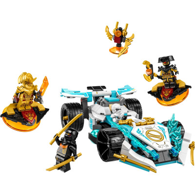 LEGO Конструктор Ninjago Суперсила дракона Зейна автомобіль для перегонів спін-джитсу