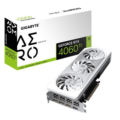 Gigabyte Відеокарта GeForce RTX 4060 Ti 8GB GDDR6 AERO OC