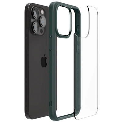 Spigen Чохол для Apple iPhone 15 Pro Max Ultra Hybrid, Abyss Green