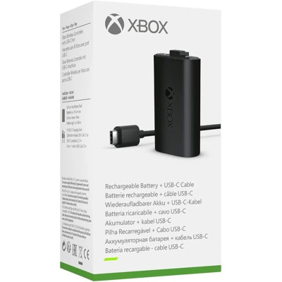 Microsoft Акумулятор Xbox Play and Charge 1400 мА*г, чорний Microsoft Акумулятор Xbox Play and Charge 1400 мА*г, чорний