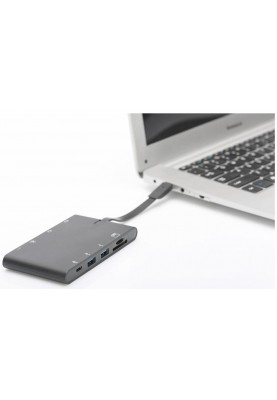 Digitus Док-станція Travel USB-C, 9 Port