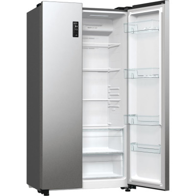Gorenje Холодильник SBS 179х67х92см, 2 двері, 356(191)л, А++, NF+, Інв. , зона св-ті, зовн. диспл, матовий сірий Gorenje Холодильник SBS 179х67х92см, 2 двері, 356(191)л, А++, NF+, Інв. , зона св-ті, зовн. диспл, матовий сірий