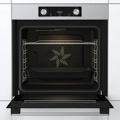 Gorenje Духовий шафа електричний, 77л, A+, дисплей, IconLed, нерж