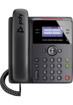 Poly SIP-телефон Edge B30, 16 ліній, PoE, чорний