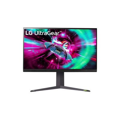 LG Монітор 31.5" 32GR93U-B 2xHDMI, DP, USB, Audio, IPS, 3840x2160, 144Hz, 1ms, DCI-P3 95%, G-SYNC, FreeSync, Pivot, HDR400