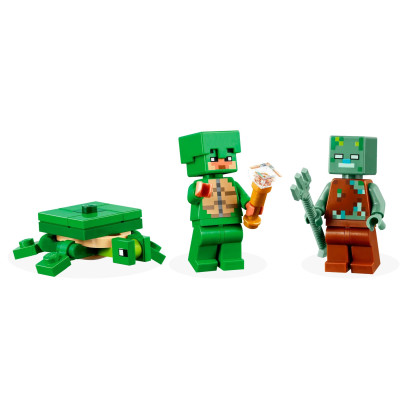 LEGO Конструктор Minecraft Пляжний будинок у формі черепахи