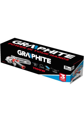 Graphite Шліфмашина кутова 125мм 1100Вт 11000об·хв 2.7кг