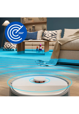 Philips Робот-пилосос Series 5000, h=29.2см, вологе прибирання, конт пил -0.26л, вода -0.27л, автон. робота до 200хв, EPA 10, чорний