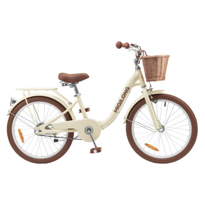 Miqilong Дитячий велосипед LS 20" бежевий