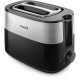 Philips Тостер Daily Collection, 830Вт, пластик+ метал, чорний+нерж