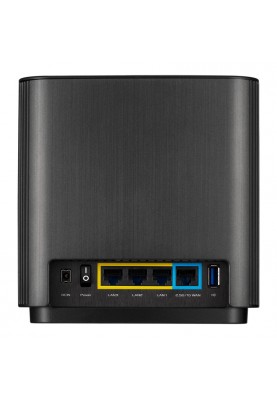 ASUS Маршрутизатор ZenWiFi XT8 2PK V2 black AX6600 3xGE LAN 1x2.5GE WAN 1xUSB3.1 WPA3 OFDMA MESH