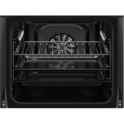 Electrolux Духовий шафа електричний, 65л, А, пара, дисплей, конвекція, телескопічні напрямні, чорний