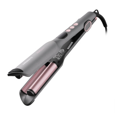 ARDESTO Плойка для створення локонів Pink Touch, 55Вт, 100-200C, кераміка, сірий+рожевий