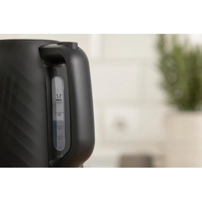 Gorenje Електрочайник 1.7л, Strix контроль, чорний матовий