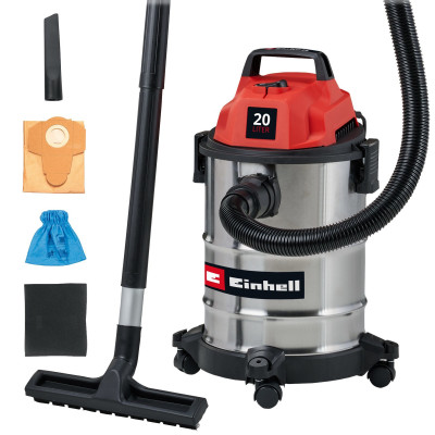 Einhell Пилосос професійний Einhell TC-VC 2045 S 900Вт 180мБар 20л шланг 1.5м 3.5кг