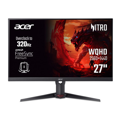 Acer Монітор Acer 27"Nitro XV270UF3bmiiprx 2xHDMI, DP, MM IPS, 2560x1440, 320Hz, 1ms