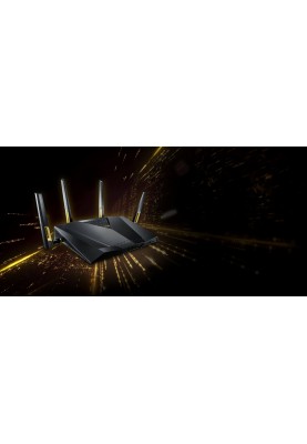 ASUS Маршрутизатор RT-AX88U PRO AX6000 4xGE LAN 2.5xGE WAN 1x2.5GE WAN/LAN 1xUSB3.2 1xUSB2.0 MU-MIMO OFDMA MESH