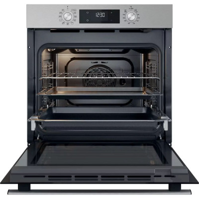 Whirlpool Духовий шафа електричний, 71л, A+, дисплей, конвекція, телескопічні напрямні, нерж.
