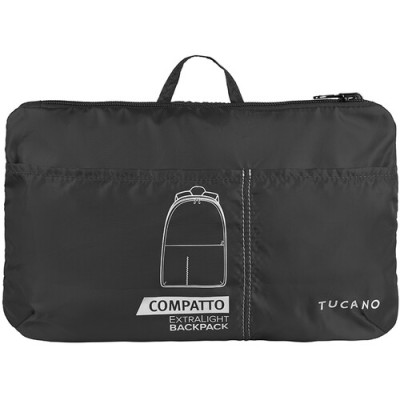 Tucano Рюкзак розкладний Compatto Eco XL, чорний