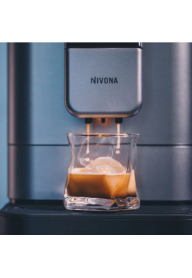 Nivona Кавомашина Nivona CafeRomatica, 1.8л, зерно+мелена, автомат.капуч, дисплей, авторецептів -9, пригот, холодної кави, перлинно-блакитний