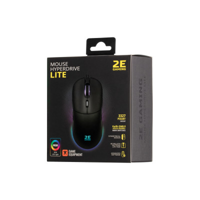 2E Gaming Миша HyperDrive Lite, RGB Black