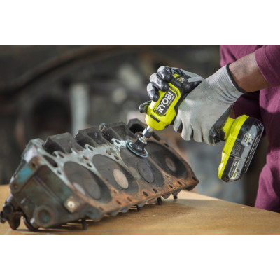 Ryobi Шліфмашина полірувальна кутова ONE+ RDG18C-0, 18В, (без АКБ та ЗУ)